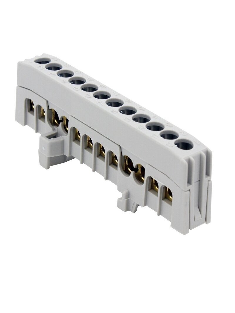 A12-F2 Gnybtas 12x16mm² 63A, IP20 pilkas