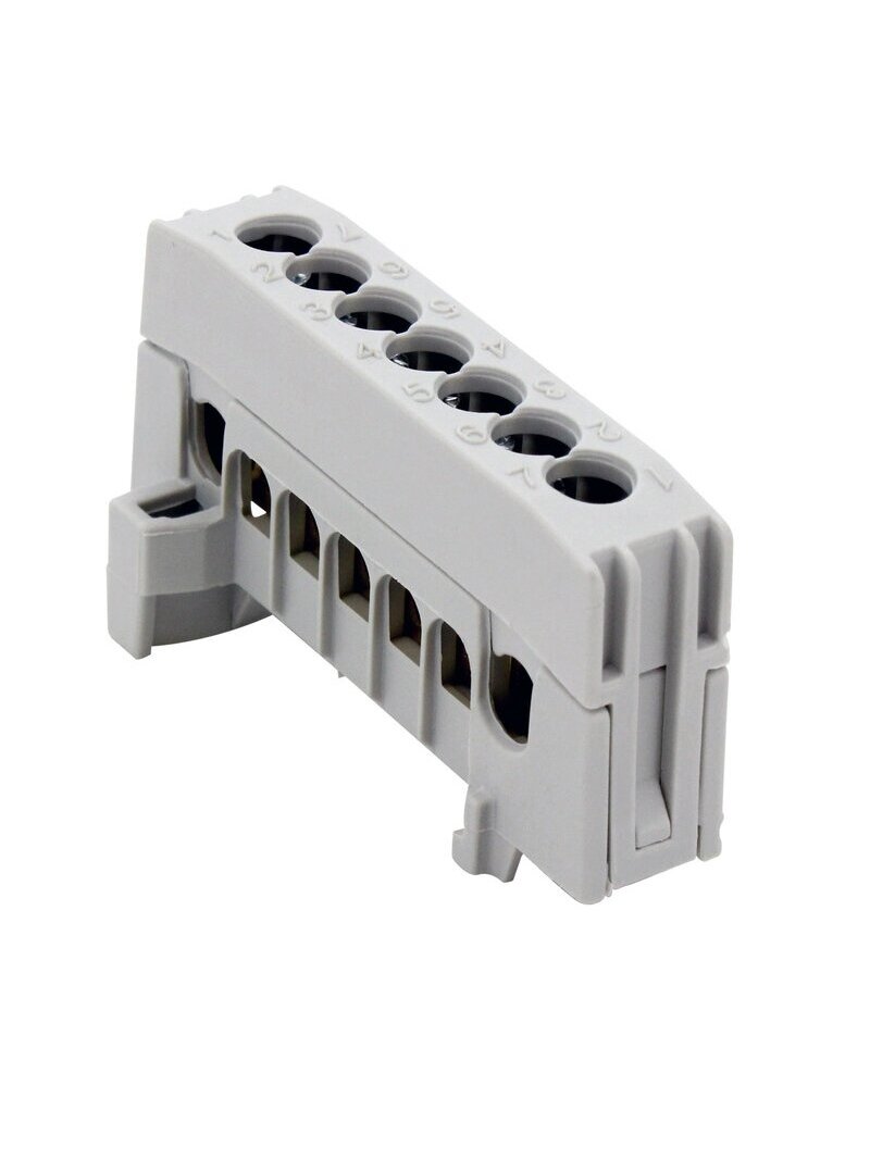 A7-F2 Gnybtas 7x16mm² 63A, IP20 pilkas
