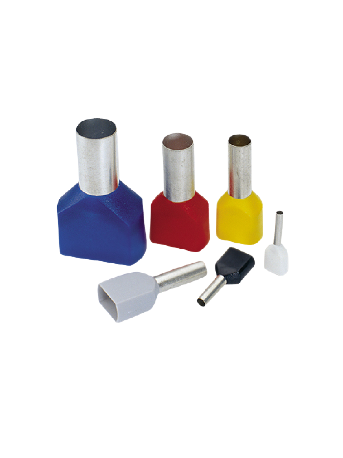 APF/D-16,00 W Dviguba izoliuota gilzė 16mm² L=14mm, žalia (100vnt.)