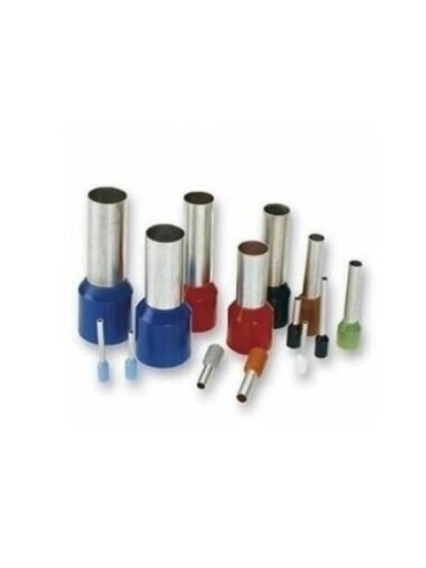 APF-1,00 W Izoliuota gilzė 1mm² L=8mm, geltona (100vnt.)