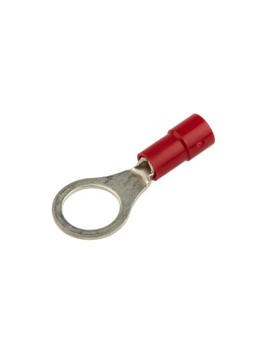 AT-1,5/3 Presuojamas izoliuotas žiedas 1,5mm² M3, raudonas (100vnt.)