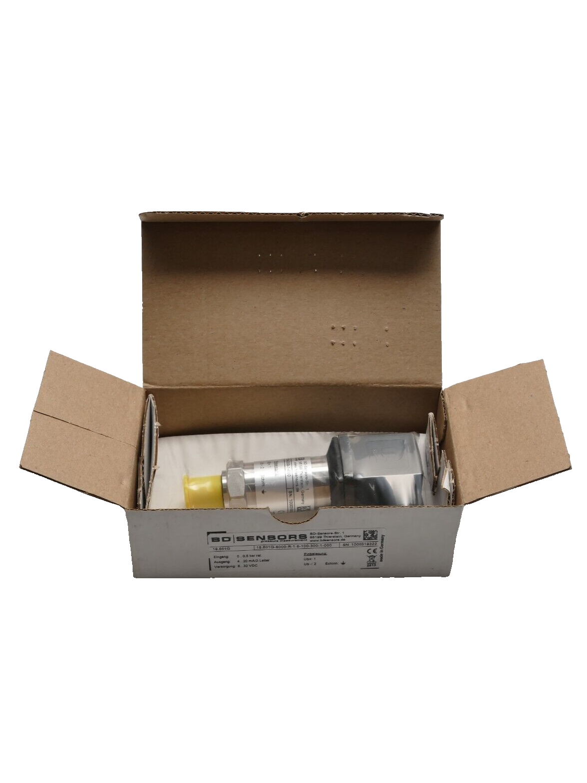 BD SENSORS slėgio jutiklis 18.601G-V601-R-1-5-100-200-1-000