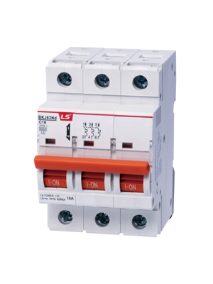 BKJ63Nd 3P B10 6kA Modulinis automatinis jungiklis šynuojamas
