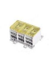 DB gnybtas 3P 125A In: 1x10-35mm², Out 6x2,5-16mm²