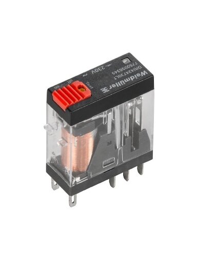 DRI424730LT relė 2CO, 230 VAC, 5A, LED, TEST