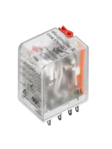 DRM270730LT/2CO/230V AC relė su LED+vėliavėlė