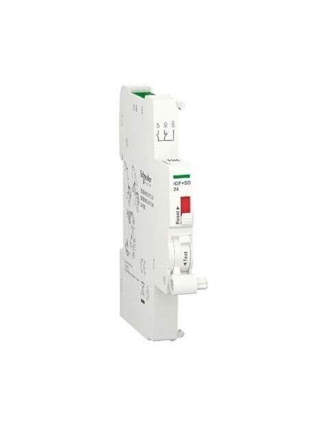 Dvigubas atjungimo/prijungimo ir apkrovos gedimo kontaktas A9A26897 iOF+SD24 24VDC