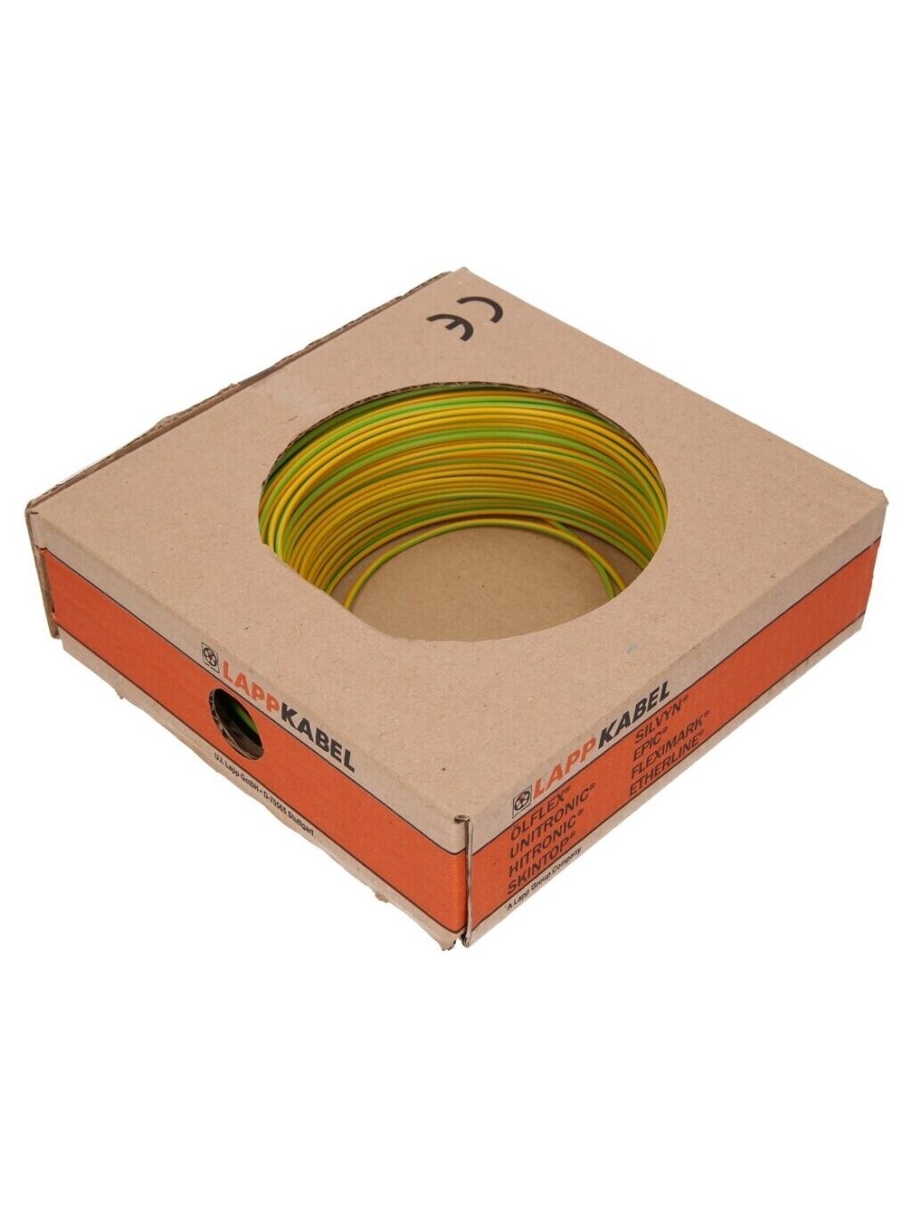 H07V-K Laidas 6,0mm², žalias/geltonas 100m