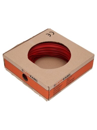 H05V-K Laidas 1,0mm², raudonas 100m