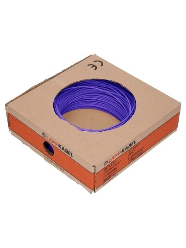 H05V-K Laidas 1mm², violetinis 100m