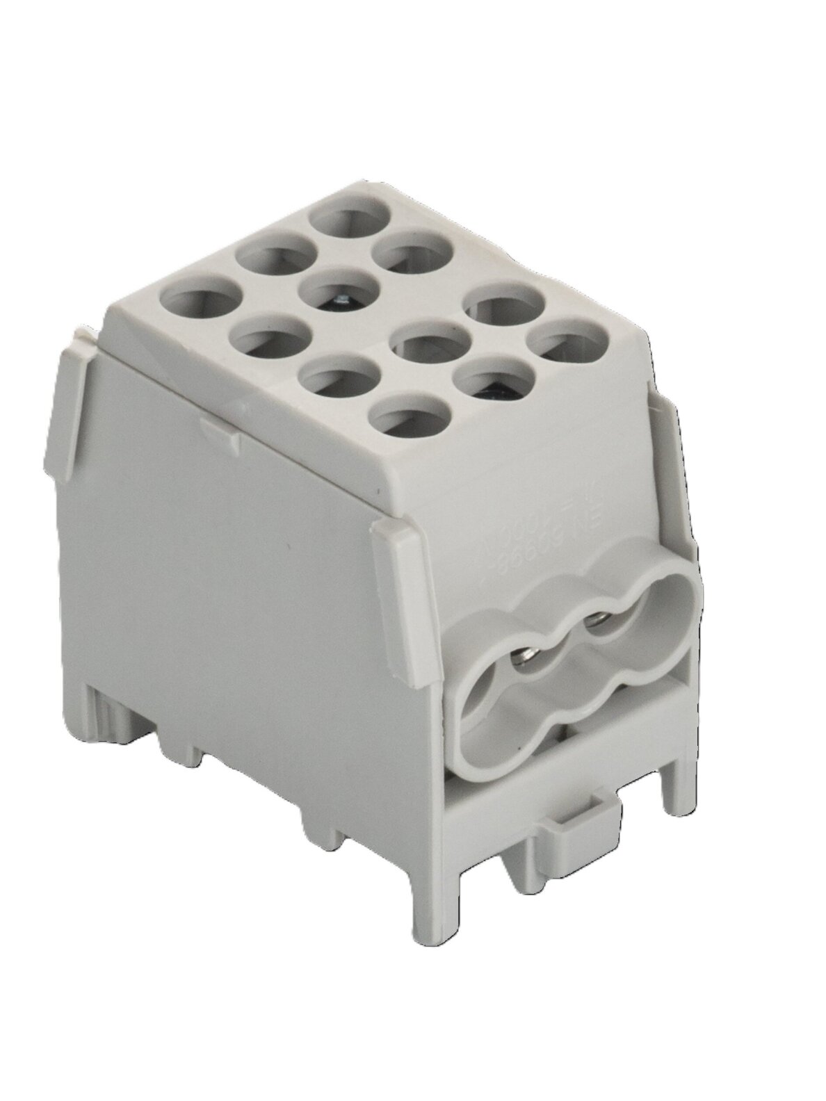 HLAK Gnybtas 100A In: 2x1,5-25mm², Out: 4x1,5-25mm², pilkas