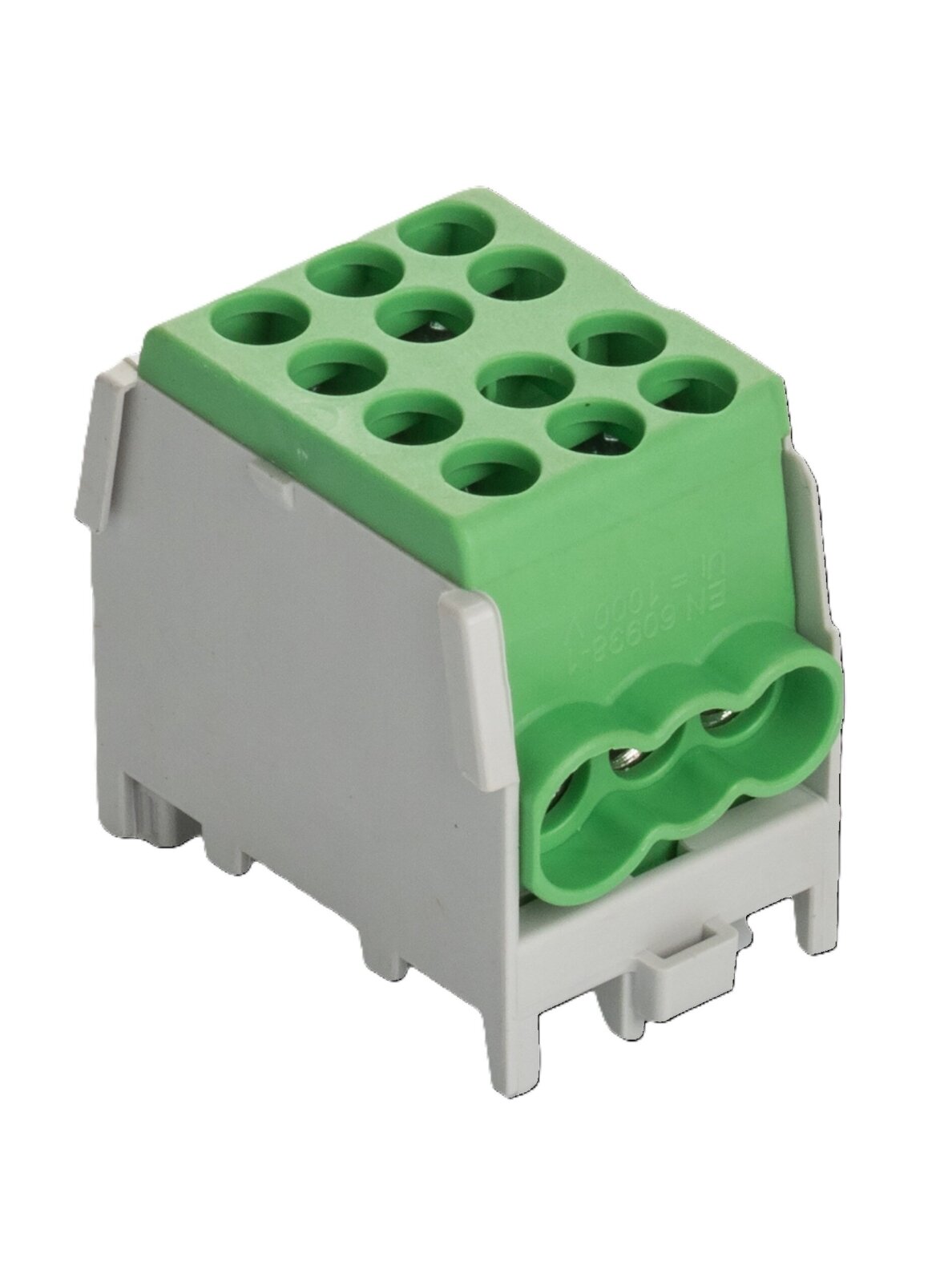 HLAK Gnybtas 100A In: 2x1,5-25mm², Out: 4x1,5-25mm², žalias