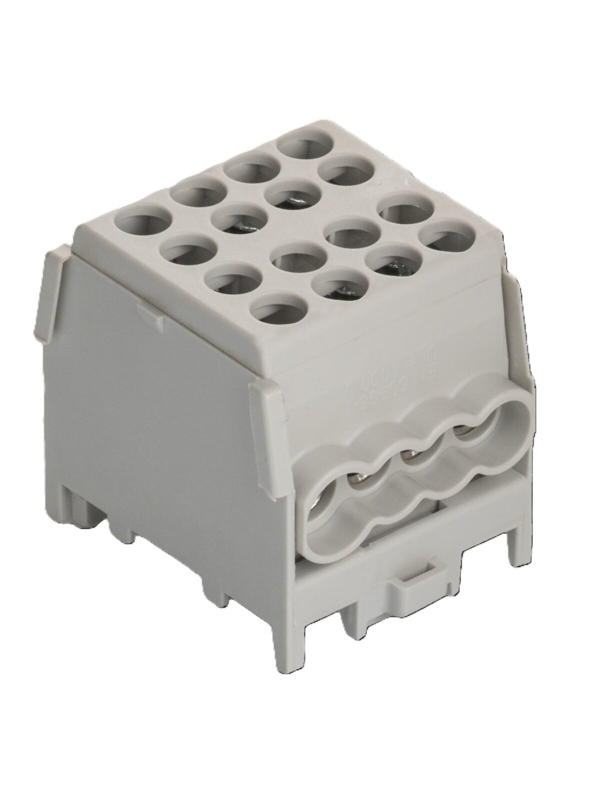 HLAK Gnybtas 100A In: 2x1,5-25mm², Out: 6x1,5-25mm², pilkas