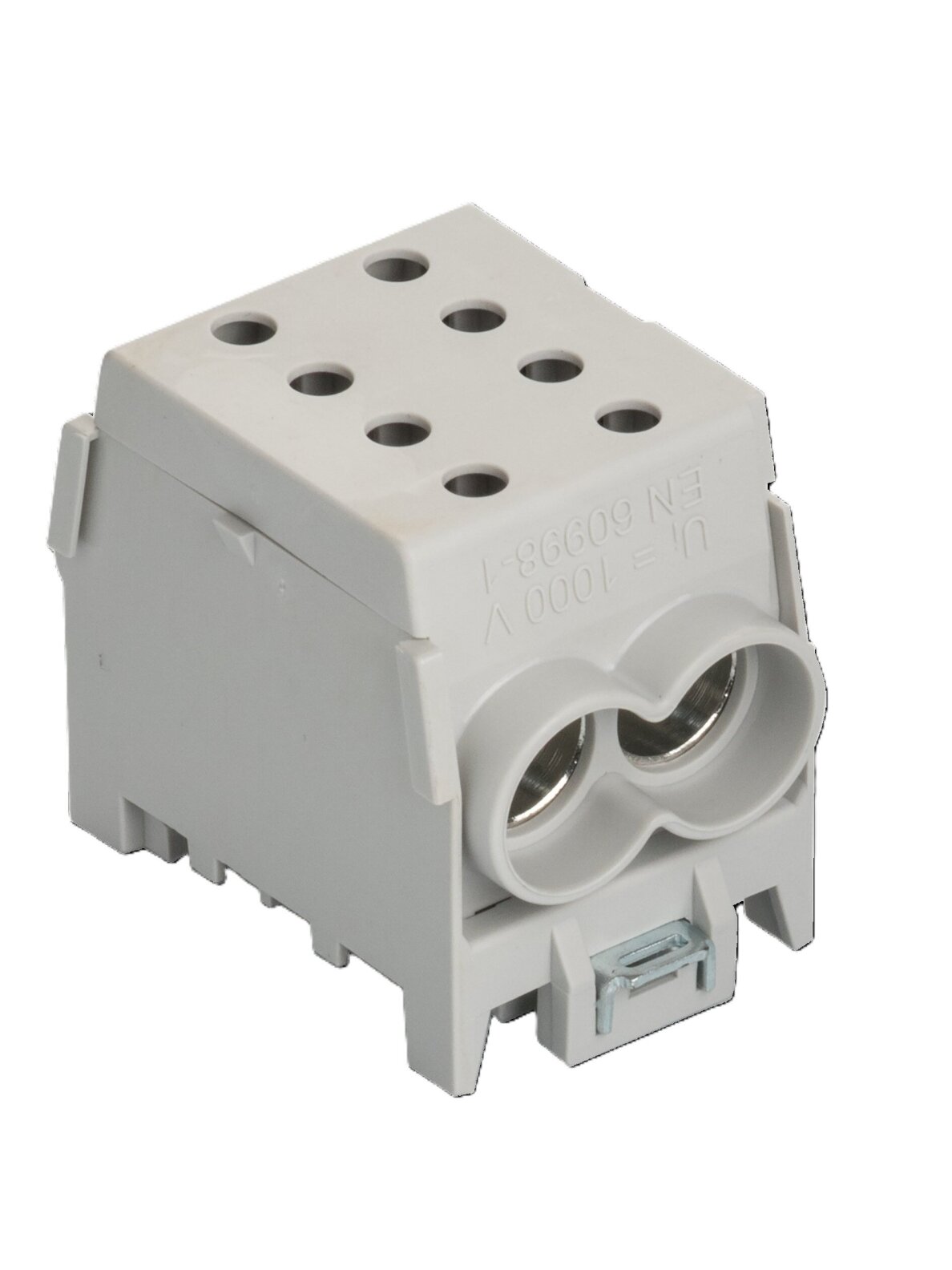 HLAK Gnybtas 200A In: 2x4-70mm², Out: 2x4-70mm², pilkas