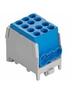 HLAK Gnybtas 100A In: 2x1,5-25mm², Out: 4x1,5-25mm², mėlynas