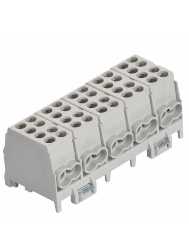 HLAK 25-5/10 gr-S Gnybtas 5P In: 1x25mm², 1x16mm², Out: 1x25mm², 1x16mm²