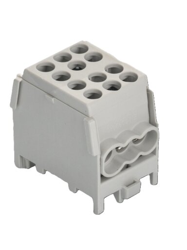 HLAK Gnybtas 100A In: 2x1,5-25mm², Out: 4x1,5-25mm², pilkas