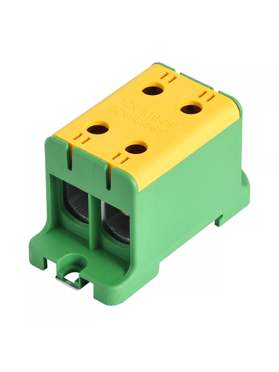 KE95-2 gnybtas 2x16-95mm², geltonas/žalias