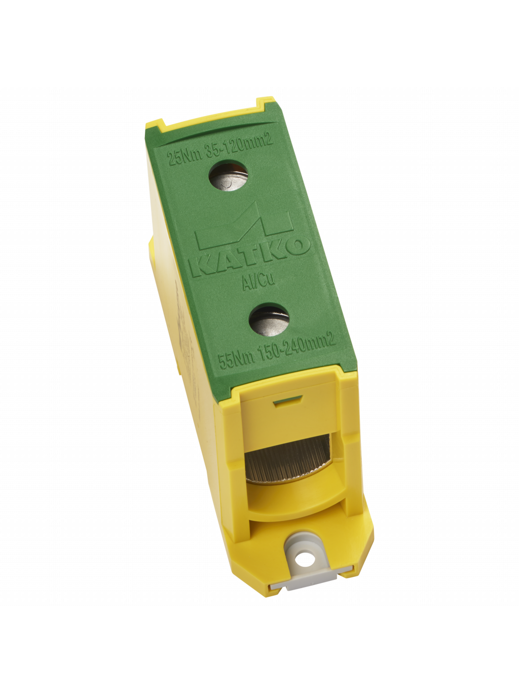 KL 1x240PE Gnybtas Al/Cu 35-240mm², geltonas/žalias
