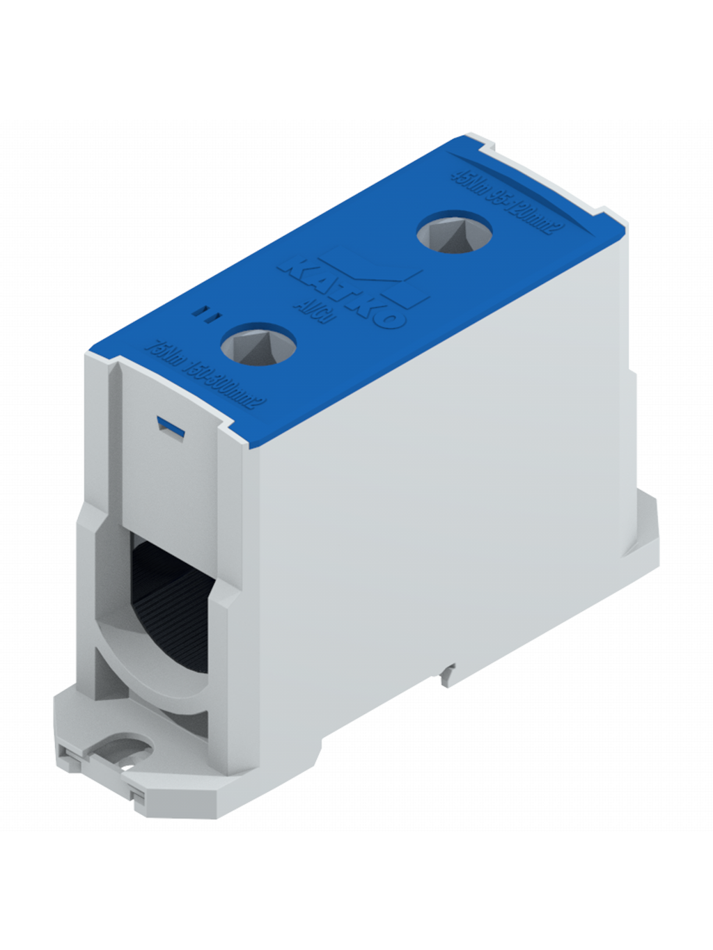 KL 1x300N Gnybtas Al/Cu 95-300mm², mėlynas