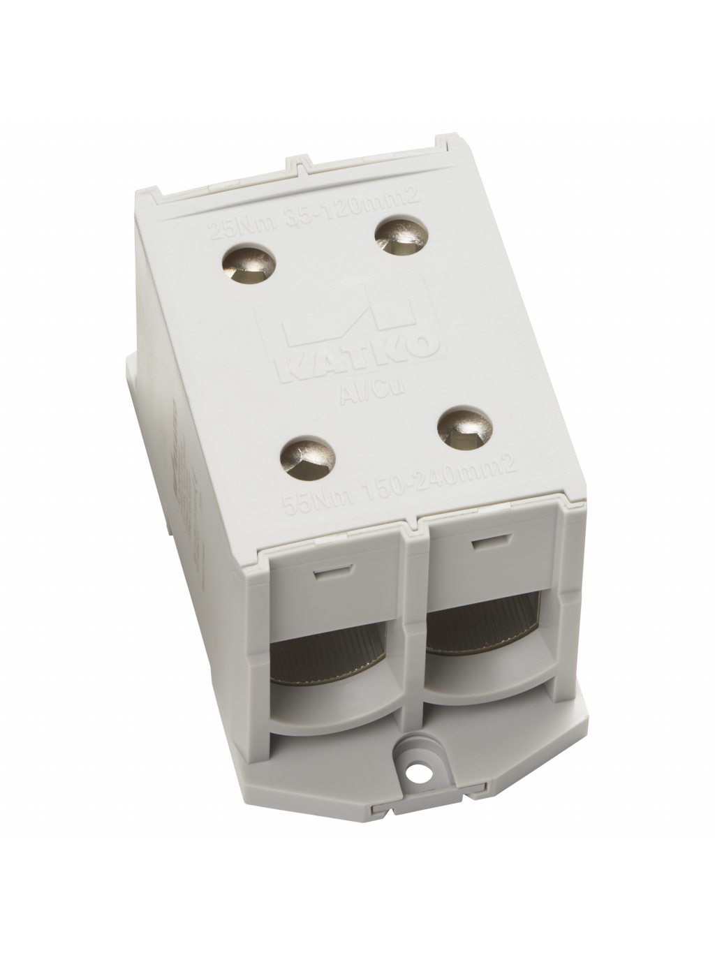 KL 2x240 Gnybtas Al/Cu 35-240mm², pilkas