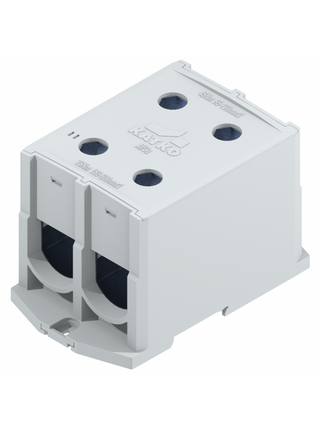 KL 2x300 Gnybtas Al/Cu 95-300mm², pilkas