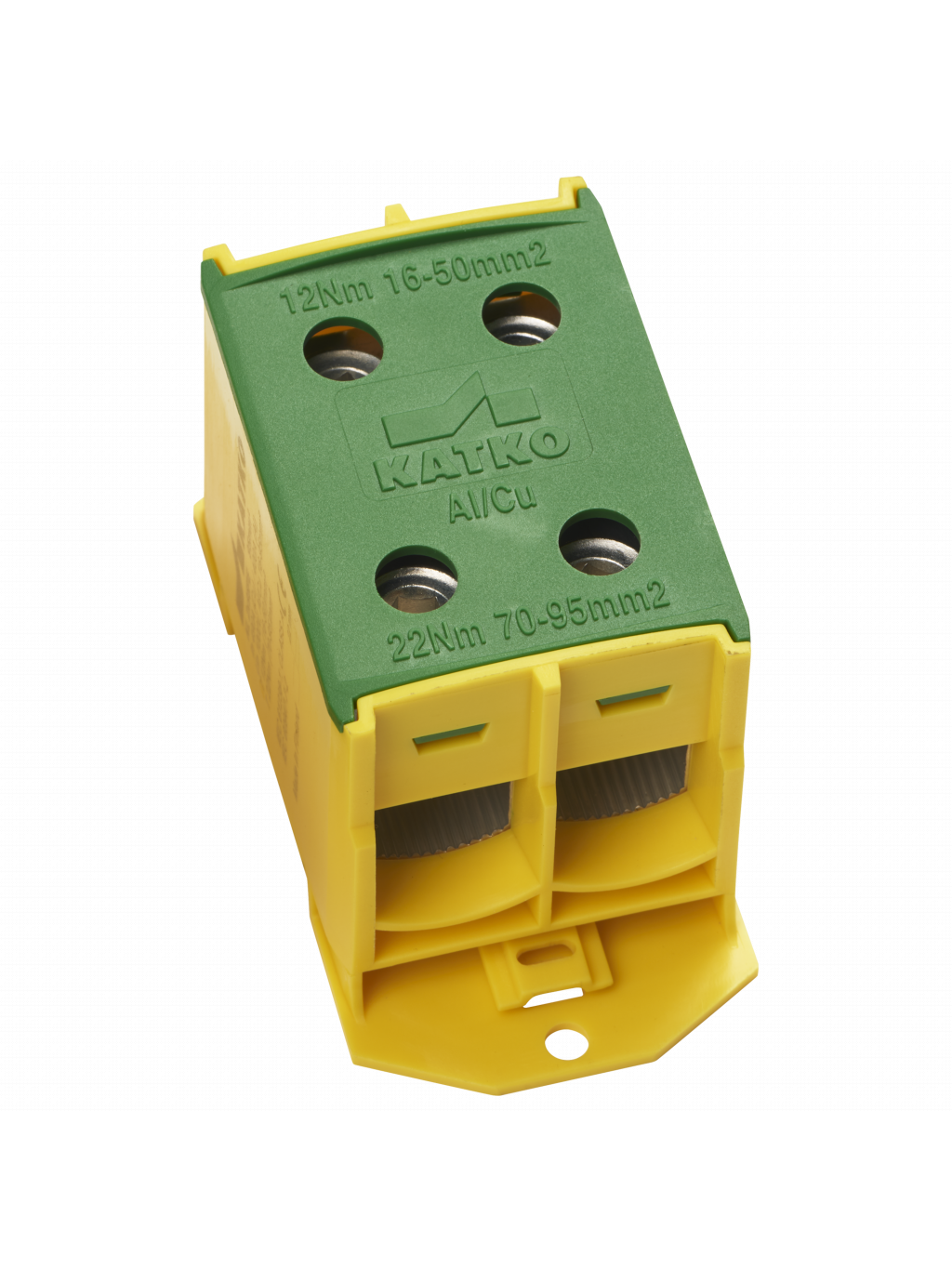 KL 2x95PE Gnybtas Al/Cu 16-95mm², geltonas/žalias