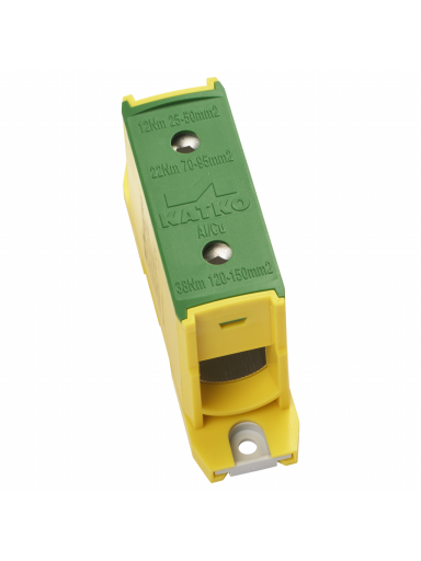 KL 1x150PE Gnybtas Al/Cu 25-150mm², geltonas/žalias