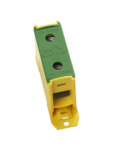KL 1x95PE Gnybtas Al/Cu 16-95mm², geltonas/žalias