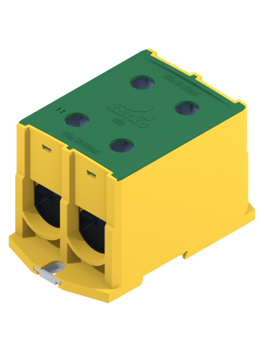 KL 2x300PE Gnybtas Al/Cu 95-300mm², geltonas/žalias