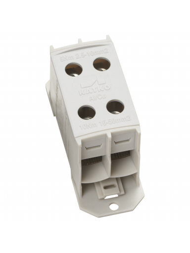 KL 2x50 Gnybtas Al/Cu 2,5-50mm², pilkas