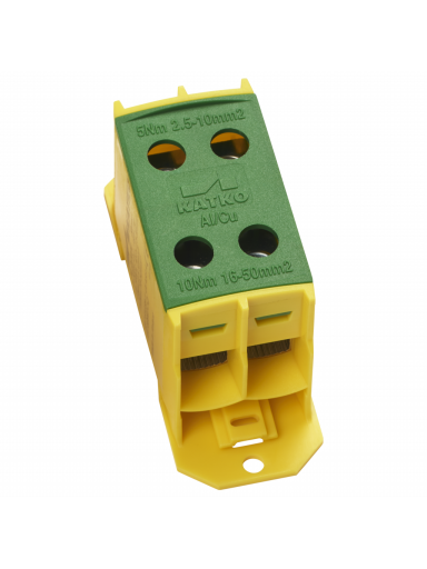 KL 2x50PE Gnybtas Al/Cu 2,5-50mm², geltonas/žalias