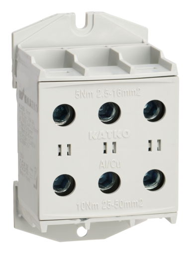 KL 3x1x50 Gnybtas Al/Cu 2,5-50mm², pilkas