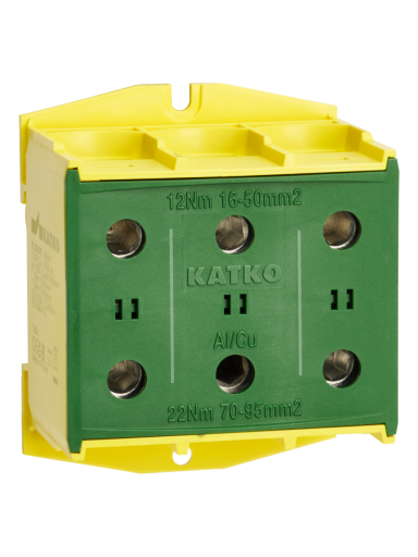 KL 3x1x95PE Gnybtas Al/Cu 16-95mm², geltonas/žalias