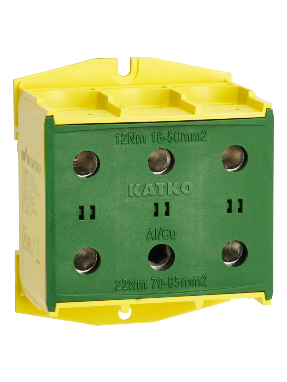 KL 3x95PE Gnybtas Al/Cu 16-95mm², geltonas/žalias