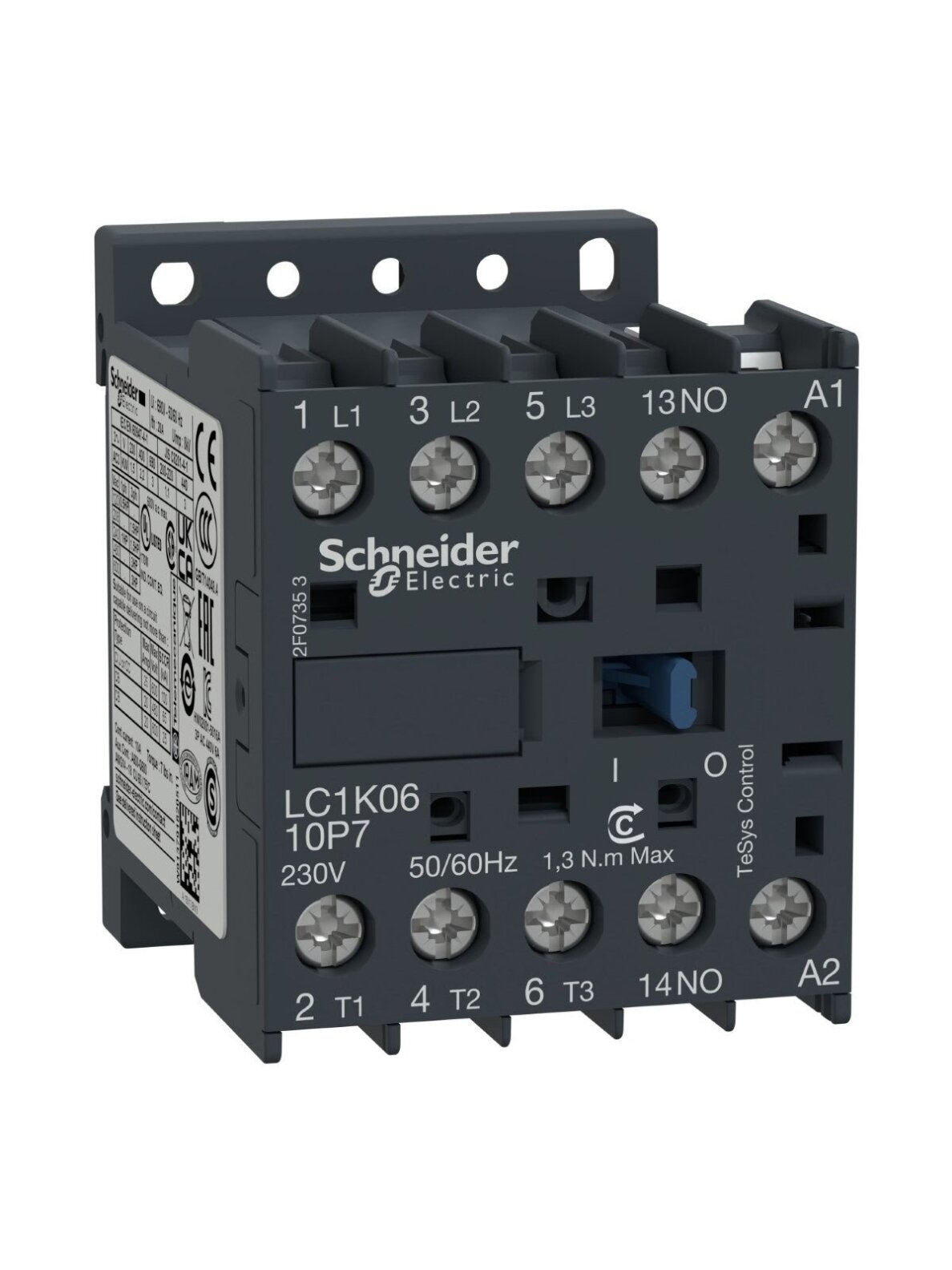 LC1K Kontaktorius 3P 6A 48VAC 1NO LC1K0610E7