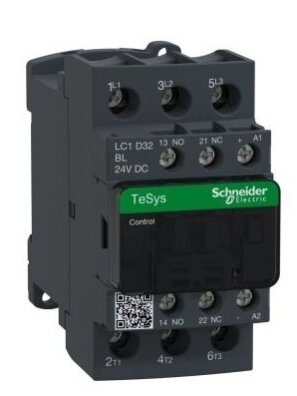 LC1D Kontaktorius 3P 32A 15kW 24VDC 1NO LC1D32BL