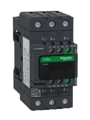 LC1D Kontaktorius 3P 40A 480VAC 3NO LC1D40AKUE