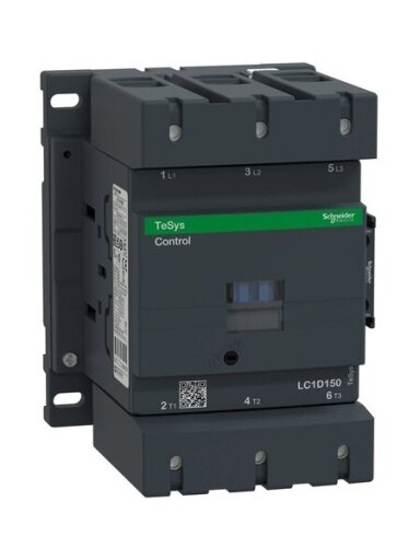 LC1D Kontaktorius 3P 150A 440VDC 3NO LC1D150BD