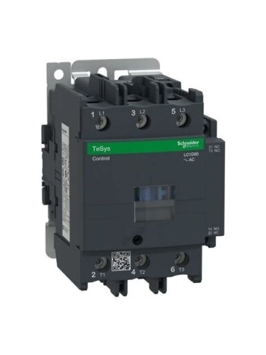 LC1D Kontaktorius 3P 80A 220VAC 3NO LC1D80M7