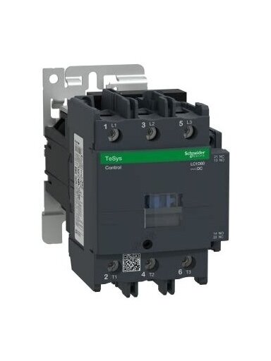 LC1D Kontaktorius 3P 80A 37kW 24VDC 3NO LC1D80BD