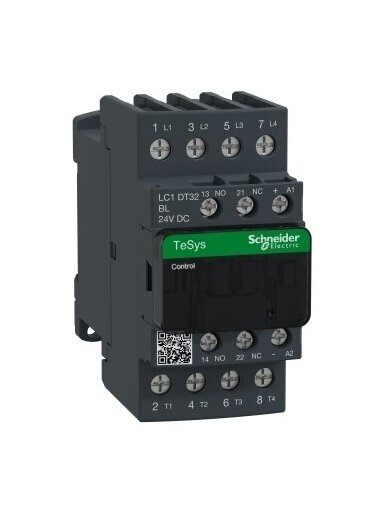 LC1D Kontaktorius 4P 32A 24VDC 4NO LC1DT32BL