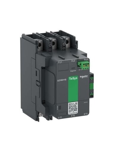 LC1G Aukštos įtampos kontaktorius 3P 185A 440V 100-250VAC/DC 3NO LC1G185KUEN