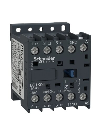 LC1K Kontaktorius 3P 6A 48VAC 1NO LC1K0610E7