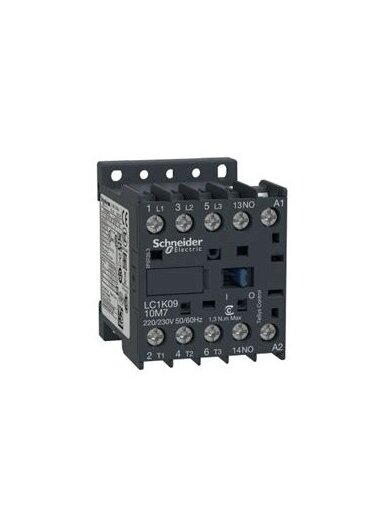 LC1K Mini kontaktorius 3P 9A 4kW 230VAC 1NA LC1K0910P7