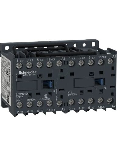 LC2K Reversinis mini kontaktorius 3P 12A 5,5kW 230VAC 1NA LC2K1210P7
