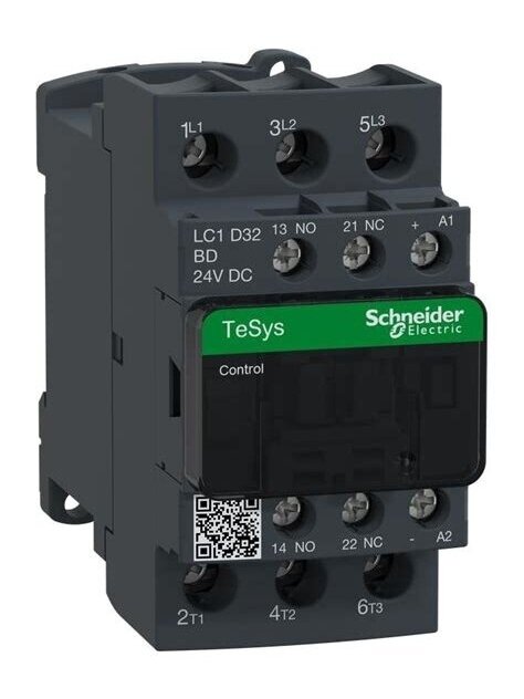 LC1D Kontaktorius 3P 32A 15kW 24VDC 3NO LC1D32BD