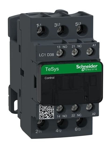 LC1D Kontaktorius 3P 38A 18,5kW 230VAC 1NO+1NC LC1D38P7