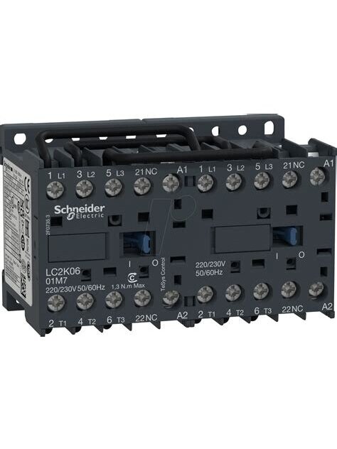 LC2K Reversinis kontaktorius 3P 6A 230VAC 3NO LC2K0601P7
