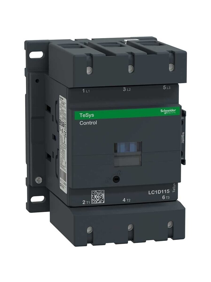 LC1D Kontaktorius 3P 115A 55kW 230VAC 1NO+1NC LC1D115P7